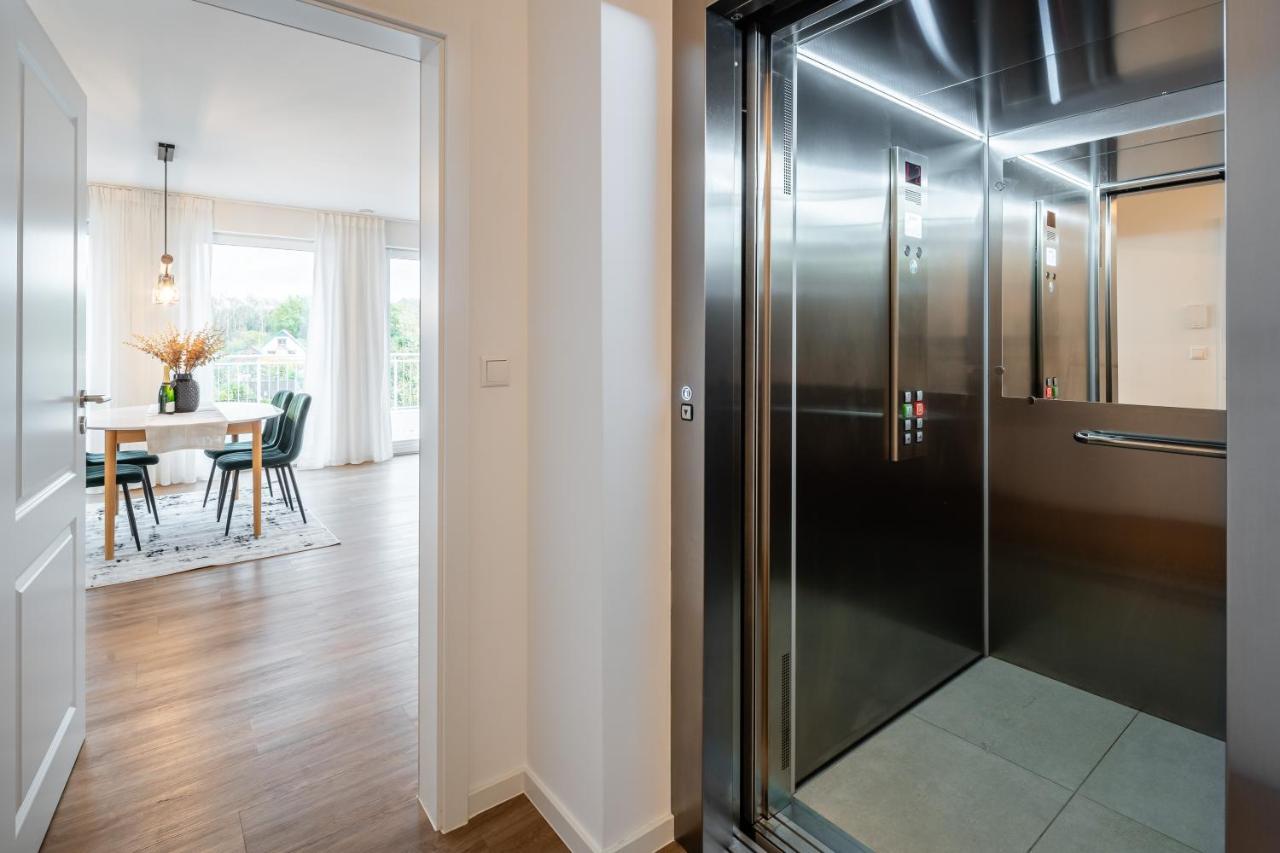 Penthouse Am Marschweg Apartment Olsztyn Bagian luar foto