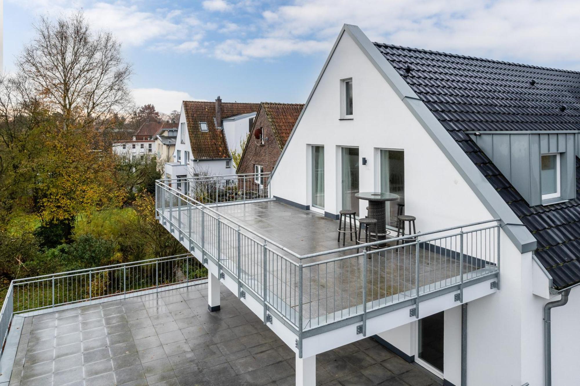 Penthouse Am Marschweg Apartment Olsztyn Bagian luar foto
